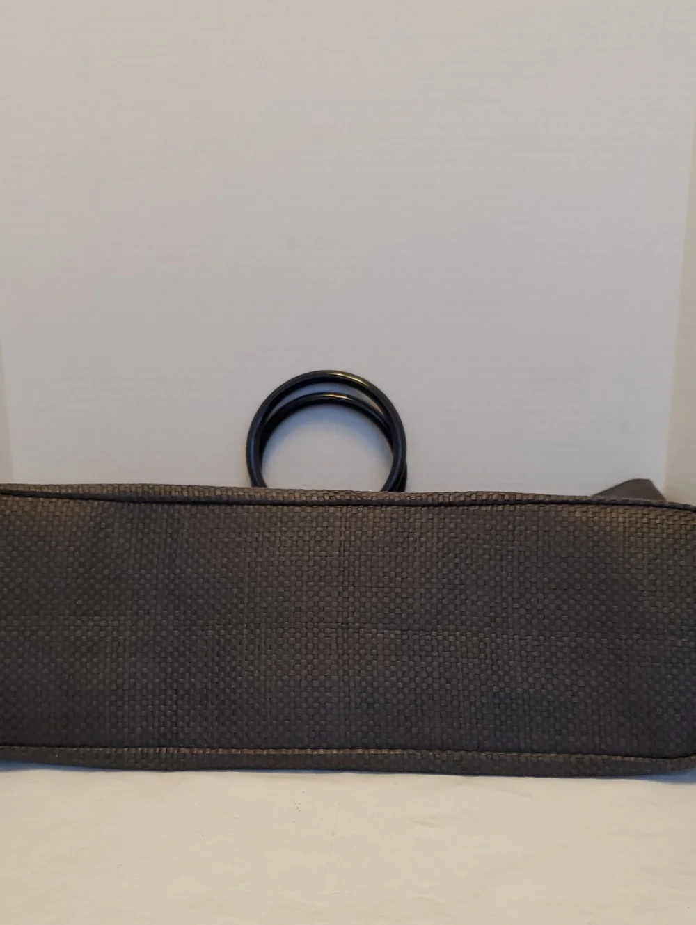 Kate Spade Raffia Tote with Ring Handles NWOT